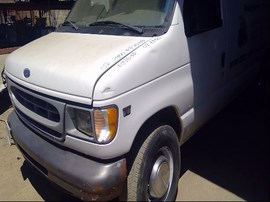 2002 FORD E350SD VAN, WHITE,  7.3L TURBO DIESEL, AT, 2WD,  F25138